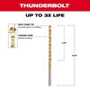 Milwaukee 7/64 in. Thunderbolt Titanium Coated Drill Bit, small
