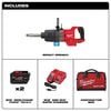 Milwaukee M18 FUEL 1inch D-Handle Ext Anvil High Torque Impact Wrench with ONE-KEY Kit, small image number 2