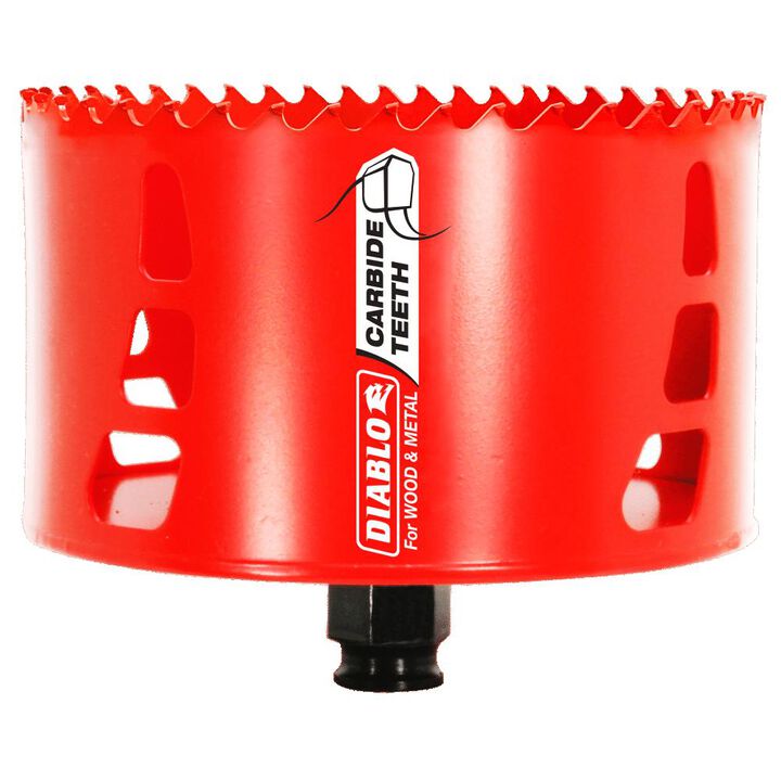 Diablo Tools 4-1/2in (114mm) Carbide-Tip Wood & Metal Holesaw
