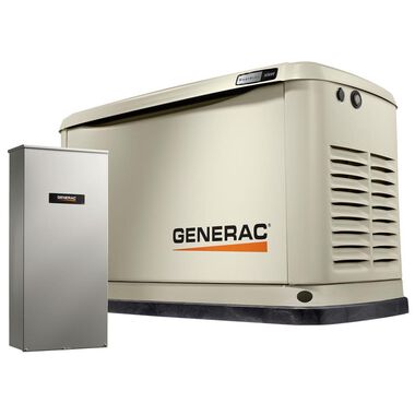 Generac Guardian 10kW Home Backup Generator with 16-circuit Transfer Switch WiFi-Enabled