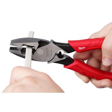 Milwaukee 9 in. High Leverage Lineman's Pliers with Crimper, large image number 4
