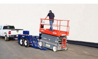 Air-Tow Trailers 10' 6in x 6' 2in Drop Deck & Dock Height Trailer - 8000 lb. Cap, large image number 2