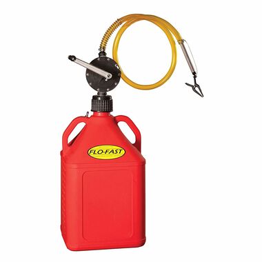 Flo-Fast 15 Gal Red Gas Can System