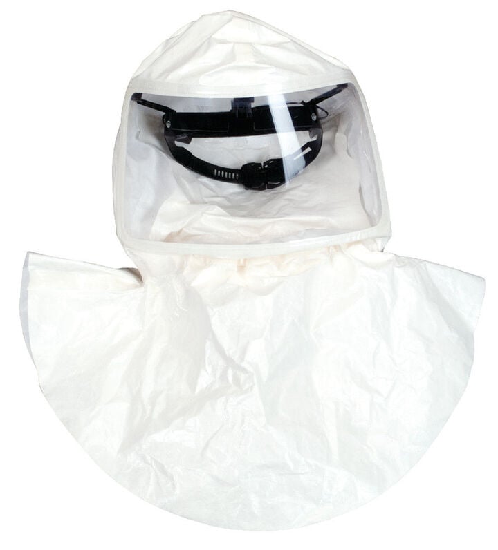 MSA Safety Works Tychem QC Hoods Single Bib Standard Less Suspension 20pk
