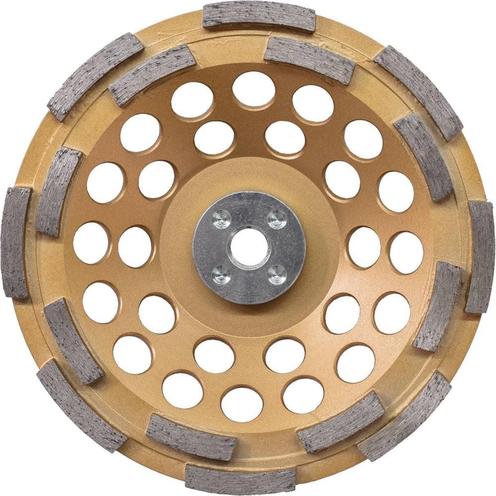 Makita 7 Inch Low-Vibration Double Row Segmented Rim Diamond Cup Wheel for Concrete - A-96213