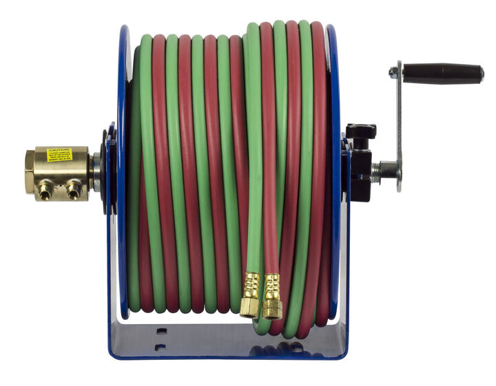 Coxreels Welding Hand Crank Hose Reel 1/4in x 100' T Grade 200PSI, large image number 2
