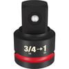 Milwaukee SHOCKWAVE Impact Duty Adapter 3/4inch Drive to 1inch Drive, small image number 1