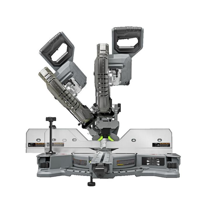 FLEX 24V Cordless 12 Inch Dual Bevel Sliding Miter Saw (Bare Tool) & Power Adapter Bundle, large image number 6