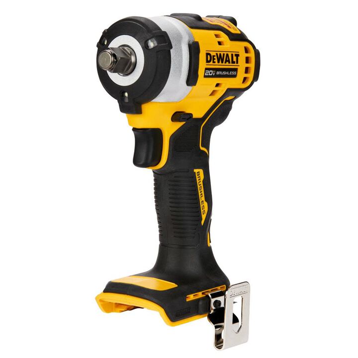 DEWALT 20V MAX 1/2 Inch Impact Wrench Hog Ring Anvil & XR Battery 2 Pack Bundle, large image number 1