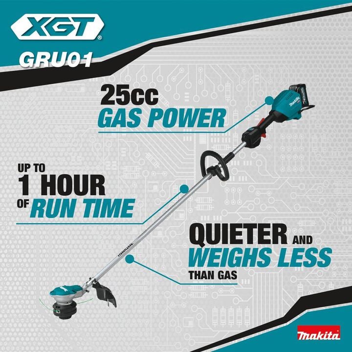 Makita 40V max XGT Hedge Trimmer Kit Brushless Cordless 24in Rough Cut, large image number 4