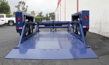 Air-Tow Trailers 14' x 6' 3in Drop Deck Flatbed Trailer - 10000 lb. Cap, large image number 7