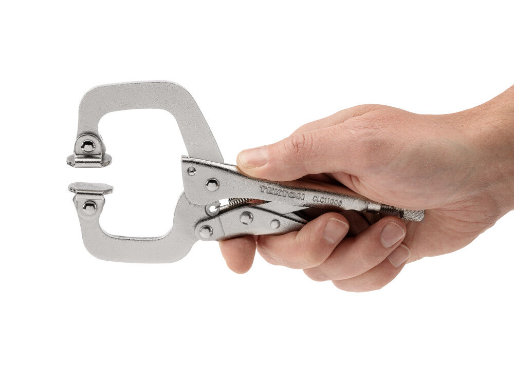 Tekton 6 Inch Swivel Pad Locking C-Clamp, large image number 6