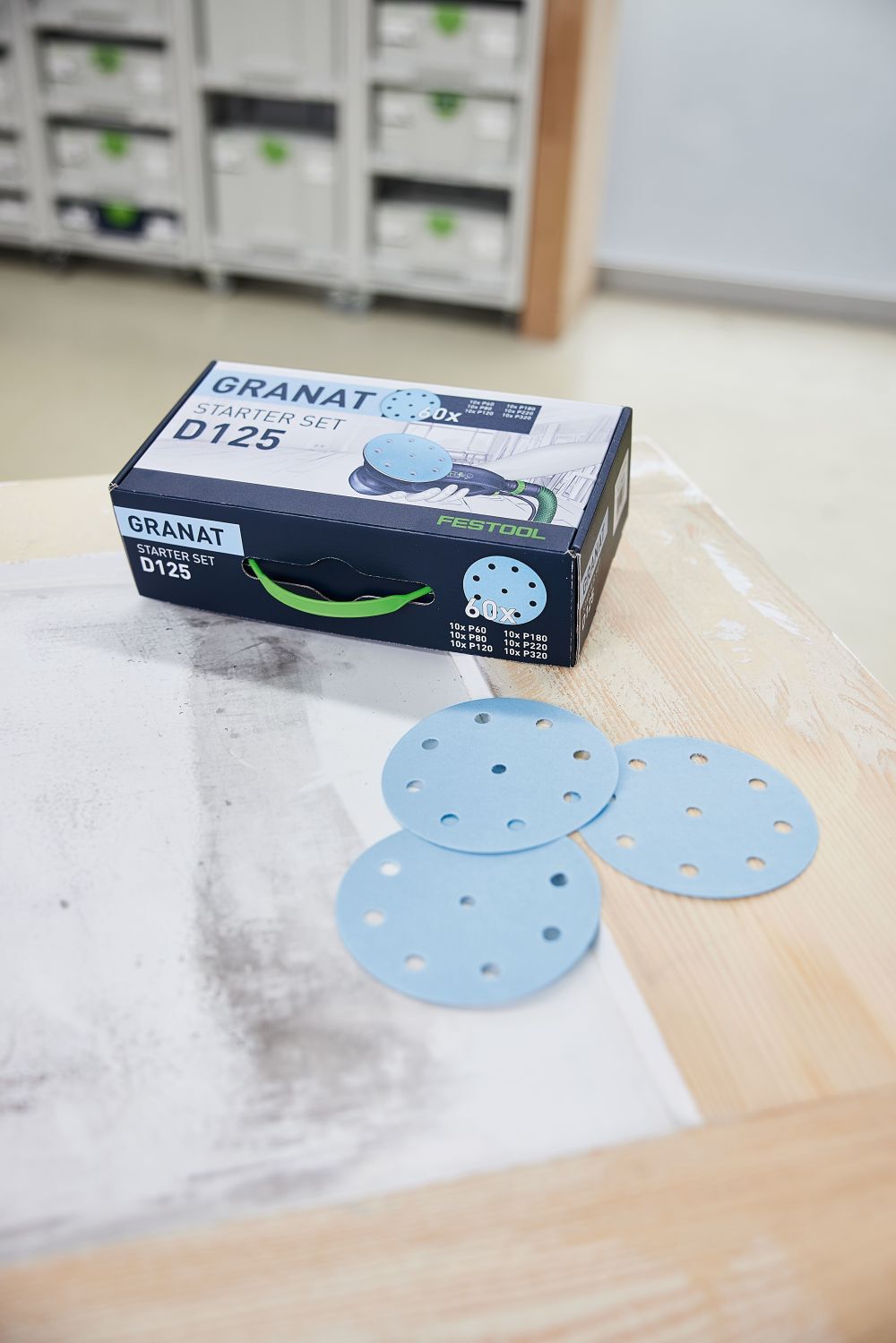 Festool D125 GR-Set 5 Inch Multi-Grit Sanding Disc Starter Set, large image number 5