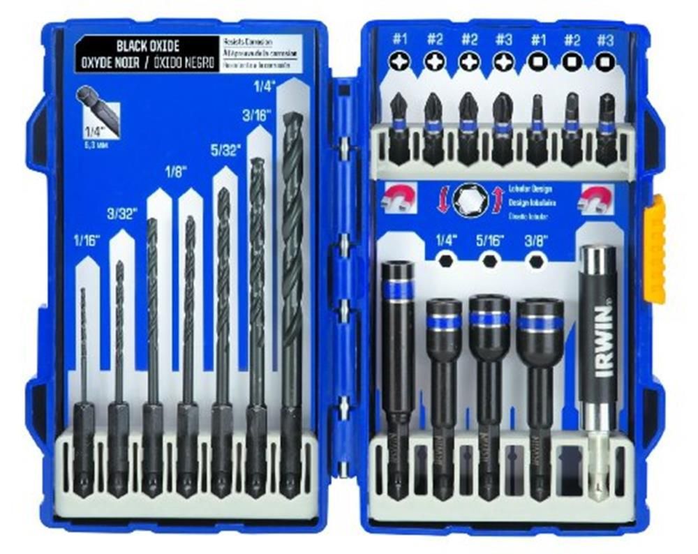 Irwin Impact Drill/Drive Set 19 Pc., large image number 1