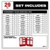 Milwaukee THUNDERBOLT Black Oxide Drill Bit Set  29PC, small image number 3