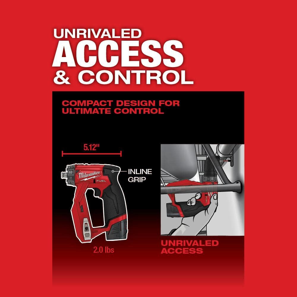 Milwaukee M12 Fuel Installation Drill Driver Bare Tool 2505 20 - Image 5