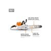 Stihl MSA 220 C-B Chainsaw, (2) AP 200 Battery & AL 101 Charger Bundle, small image number 4