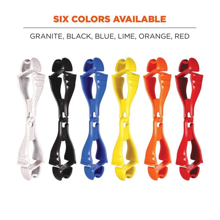 Ergodyne Squids 3400 Granite Glove Clip Dual Clip Mount 100 Pieces, large image number 5
