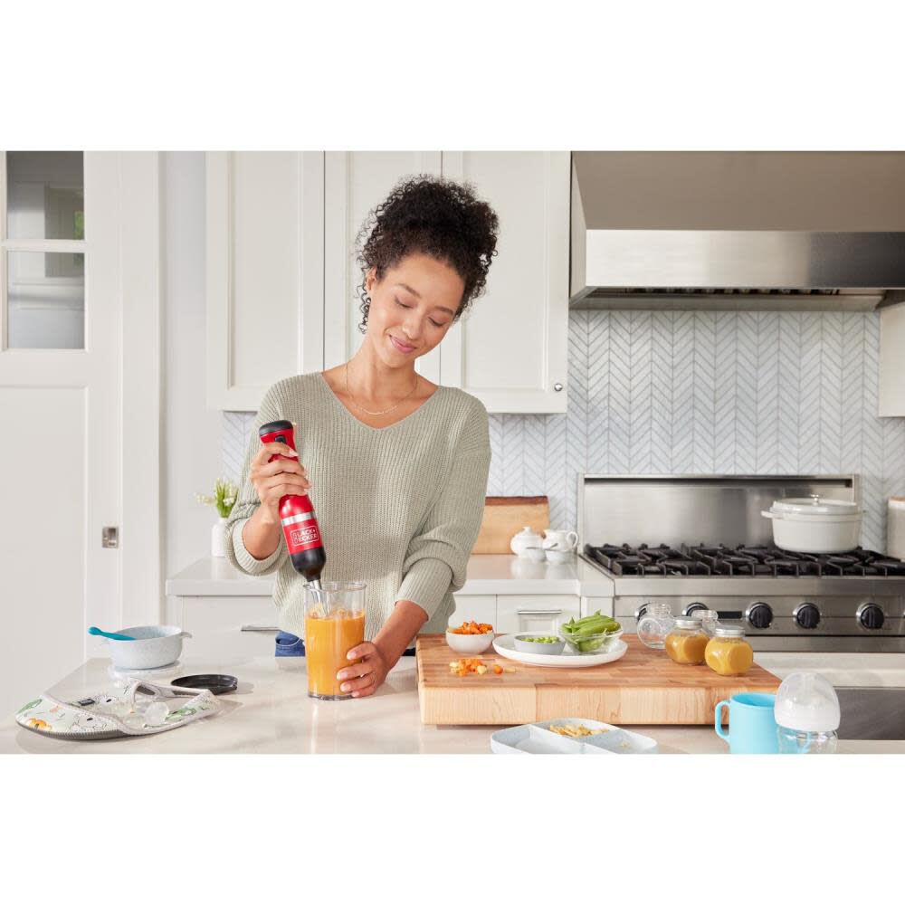 Black and Decker Kitchen Wand Cordless 3 in 1 Kitchen Multi Tool Red, large image number 15