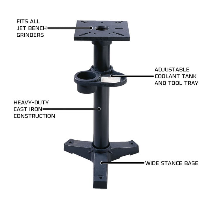 JET 8in Shop Bench Grinder with Stand, large image number 5