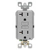 Leviton SmartlockPro GFCI Outlet 20A 125V Gray NEMA 5-20R, small image number 1