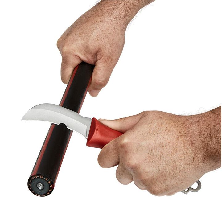 Milwaukee Lineman's Hawkbill Knife with STICKWORK 3-in-1 Ring, large image number 6