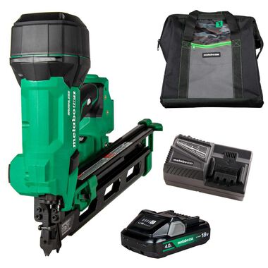 Metabo HPT 18V MultiVolt Cordless 21 3-1/2" Plastic Strip Framing Nailer (1x4.0Ah)