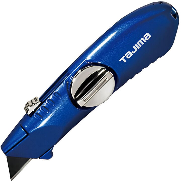 Tajima Blue Retractable Blade One Piece Premium Utility Knife, large image number 0