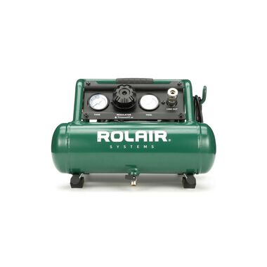 Rolair .5 HP Ultra Quiet Portable Air Compressor, large image number 1