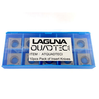 Laguna Tools Quadtec: II Carbide Insert Knives 10pk, large image number 1
