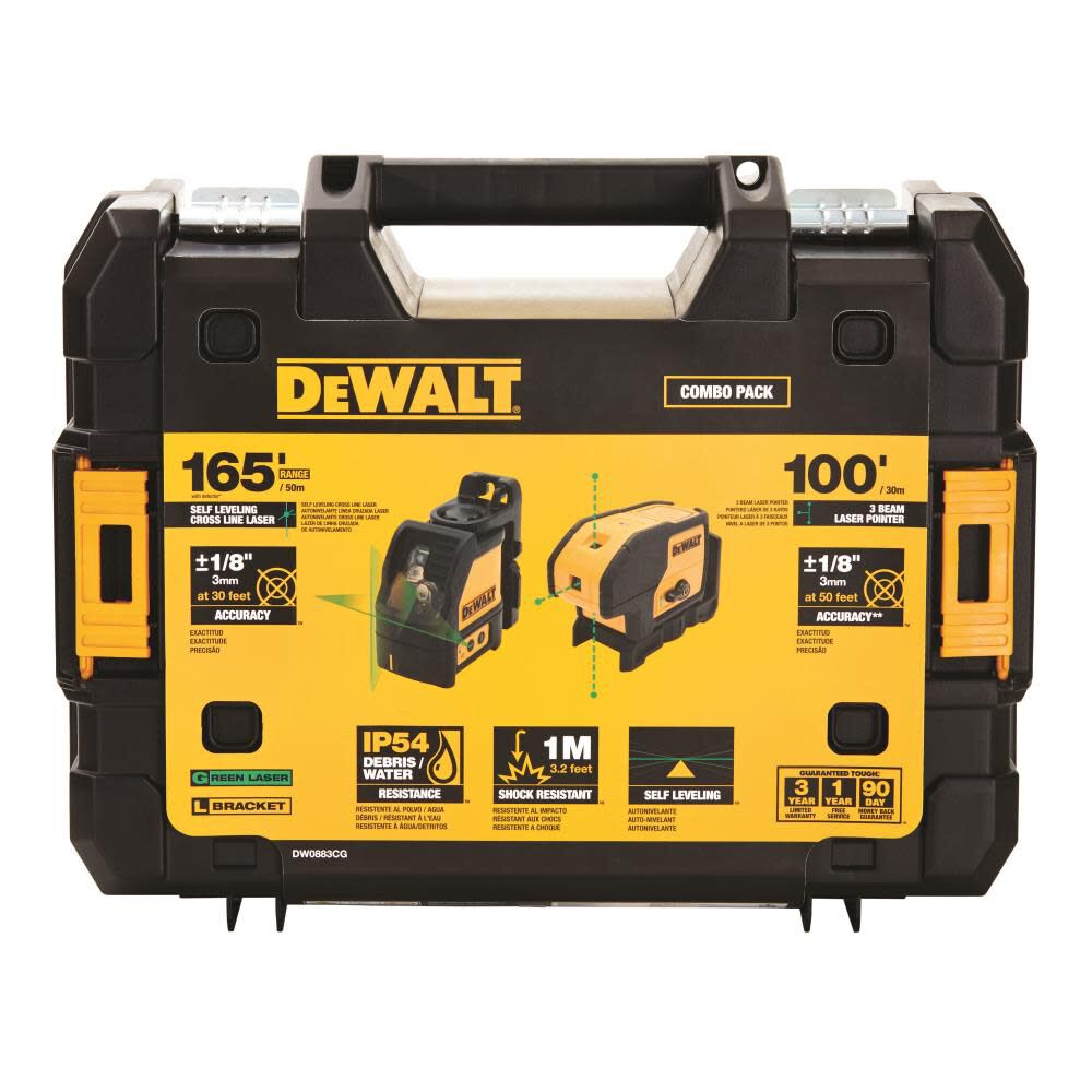 DEWALT Green Line & Spot Laser Combo Kit, large image number 4