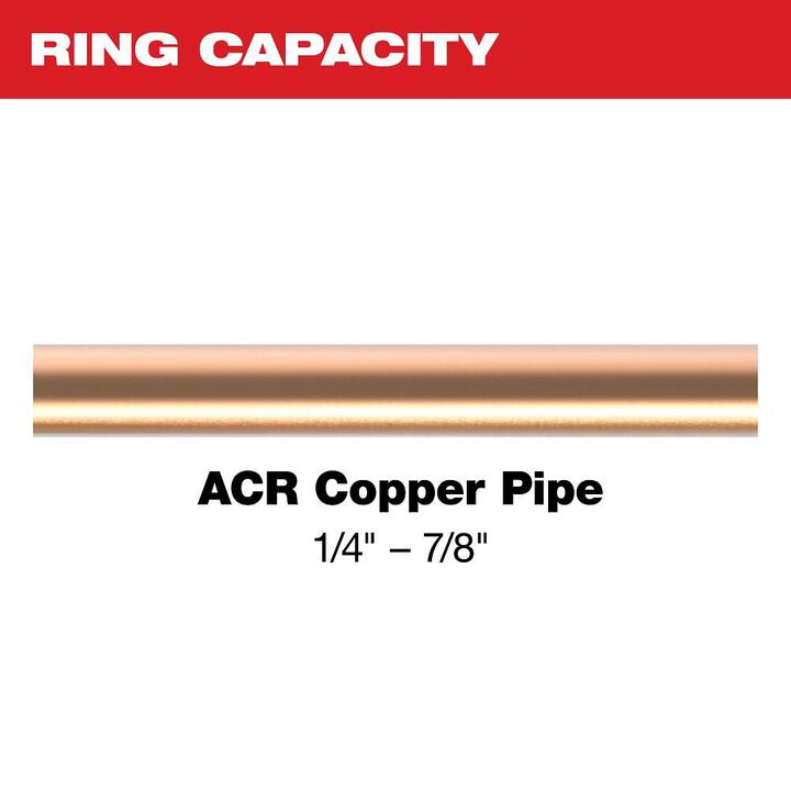 Milwaukee 1/4 Inch - 7/8 Inch Streamline ACR Pivoting Press Ring Kit for M18 FORCE LOGIC Press Tool, large image number 1