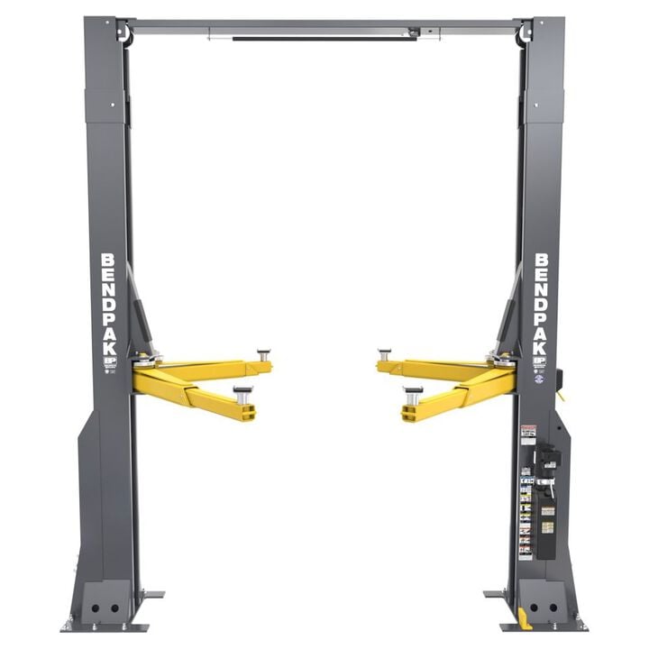 Bendpak 16AP-192 16000 Lbs High-Rise Clearfloor Two-Post Car Lift, large image number 5