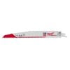 Milwaukee 9 In. 5/8 TPI White Bi-Metal Reciprocating Saw Blade 25Ct, small image number 1