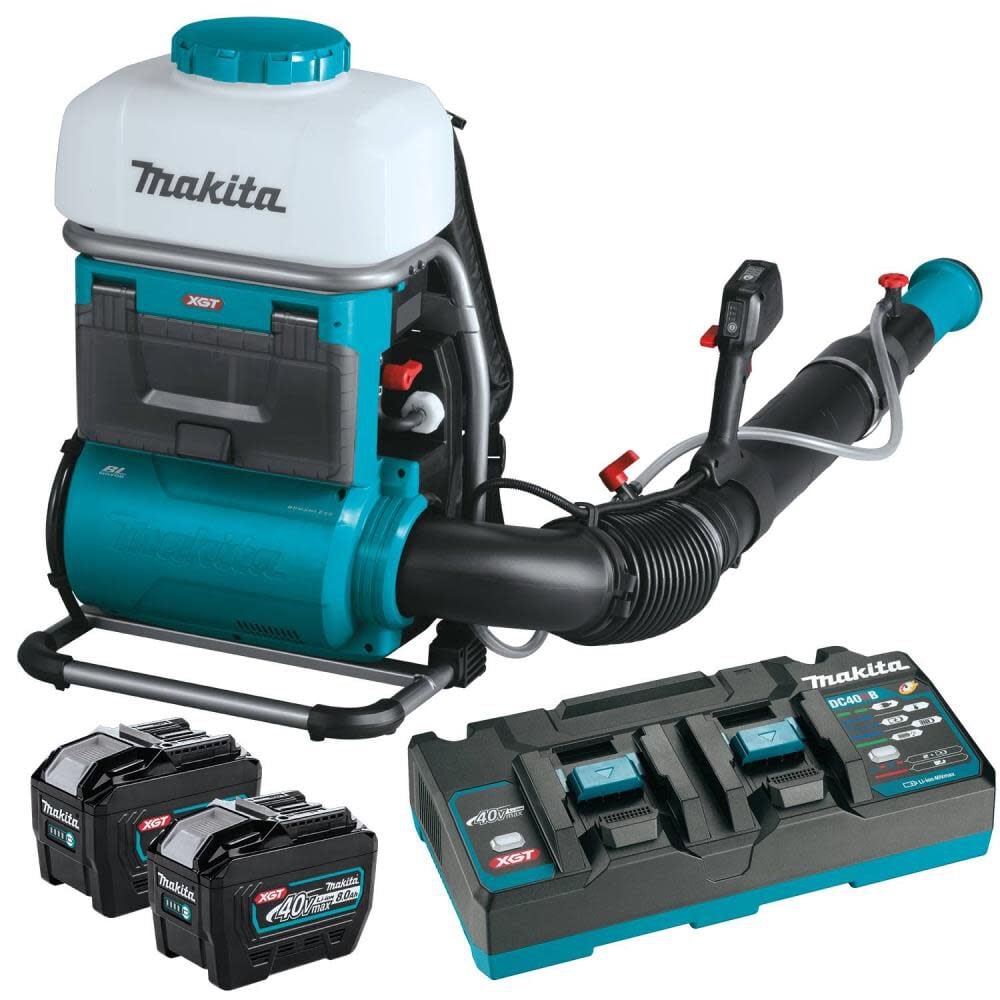 Makita 40V max XGT Brushless 4 Gallon Backpack Mist Blower 8Ah Kit – GMP01PL