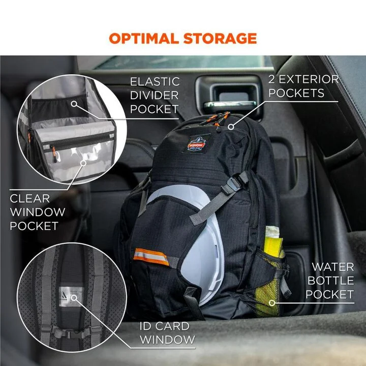 Ergodyne Arsenal 5188 Work Gear Jobsite Backpack Hard Hat Storage, large image number 2