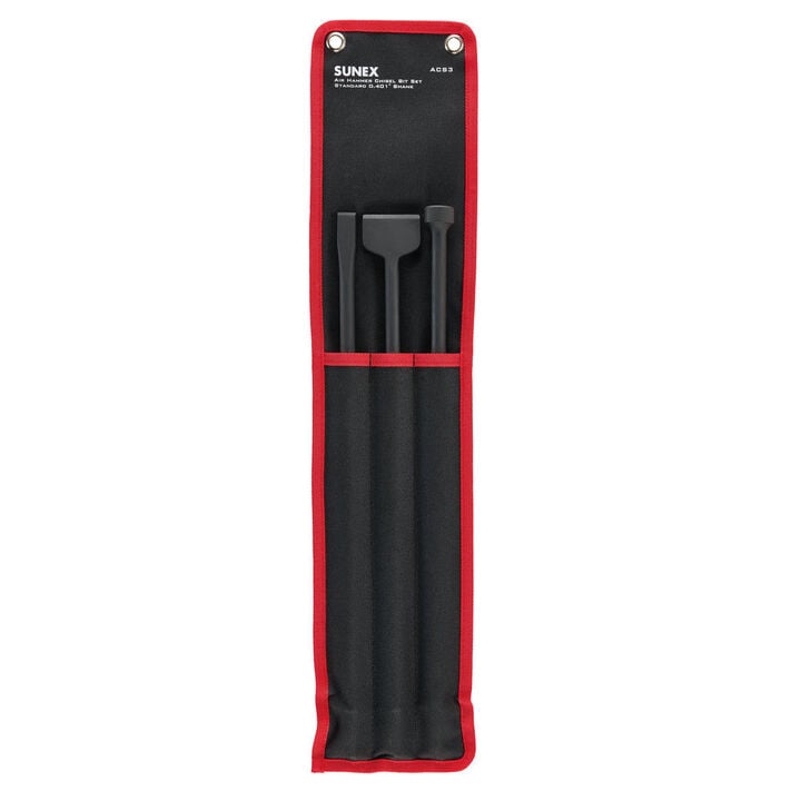 Sunex 18 Inch Long-Reach Air Hammer Chisel Set 3 Pieces, large image number 2