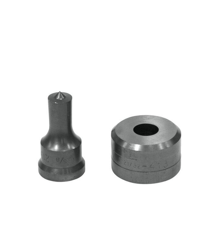 Edwards 5/8 Inch Punch x 21/32 Inch Die Steel Round Punch & Die Set