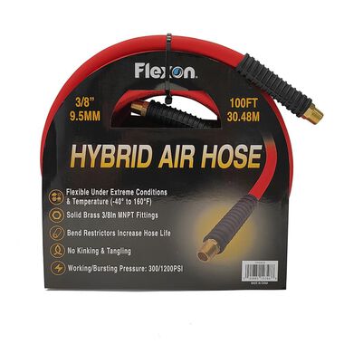 Flexon Hybrid Air Hose, 3/8 Inch x 100ft