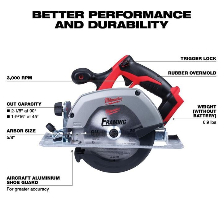 Milwaukee M18 Cordless Lithium-Ion 6-Tool Combo Kit, large image number 4