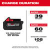 Milwaukee M18 REDLITHIUM HIGH OUTPUT XC5 Battery 2 Pack, small image number 4