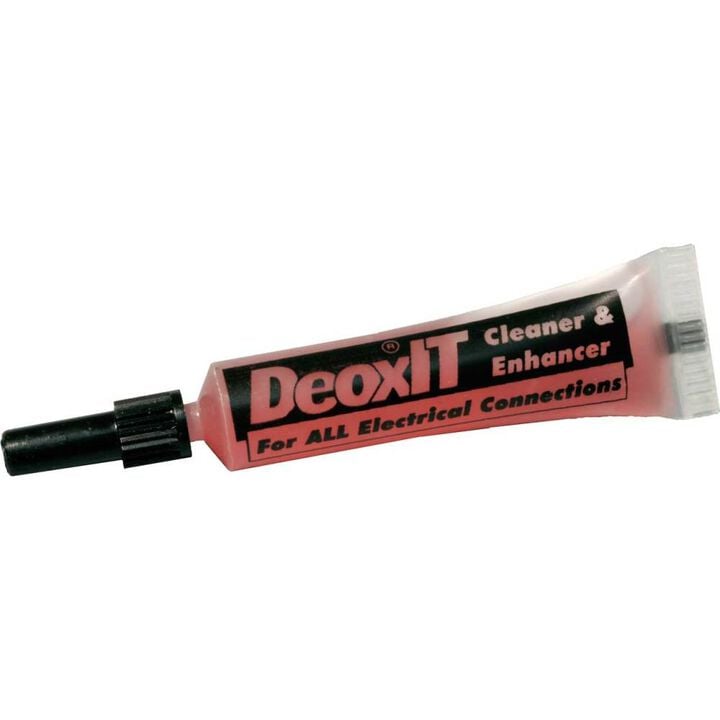 DeoxIT D-Series Contact Cleaner & Rejuvenator, 100% Solution, 2 mL Squeeze Tube