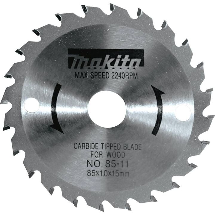 Makita 3-3/8 Inch 24T Carbide-Tipped General Purpose Circular Saw Blade, large image number 0