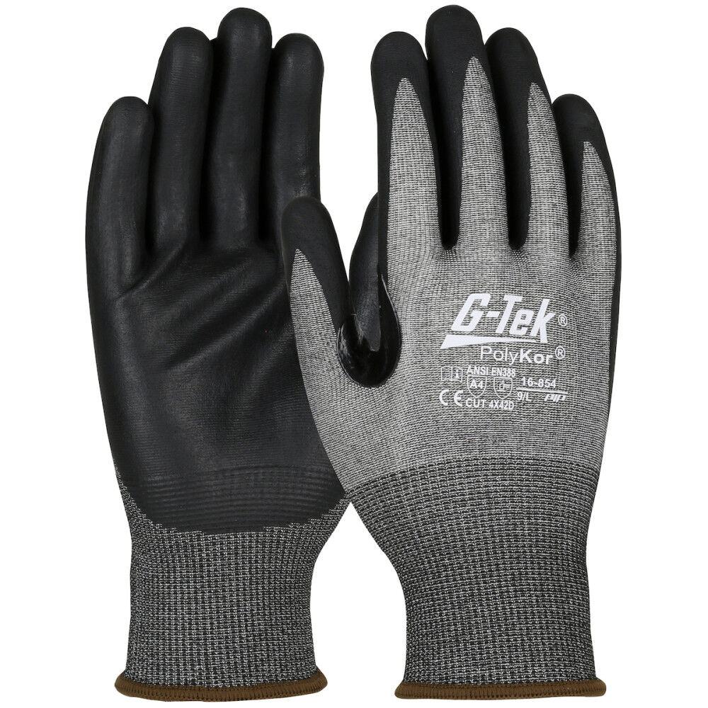 Protective Industrial Products Gloves Salt & Pepper G-Tek PolyKor Seamless Knit Blended Size XS 12 Pairs - 16-854/XS