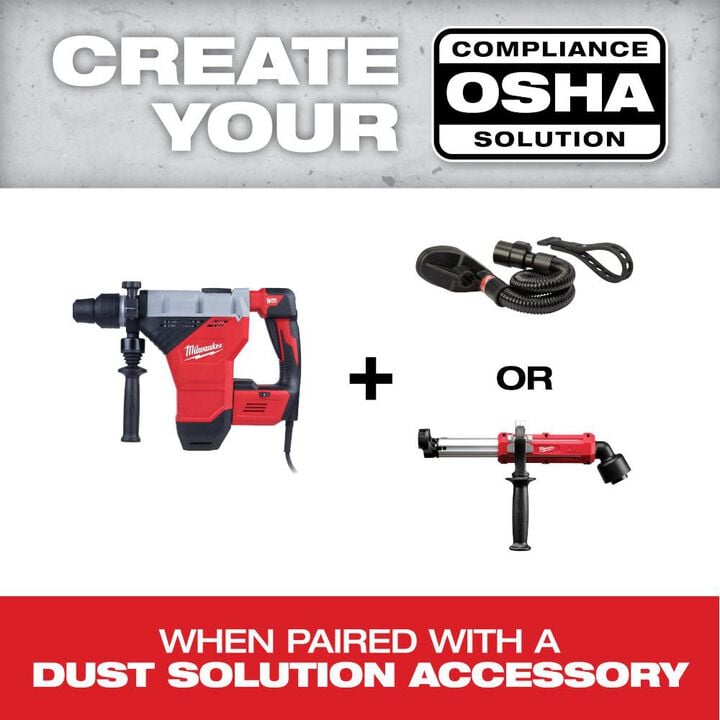 Milwaukee 2 in. SDS Max Rotary Hammer, large image number 4