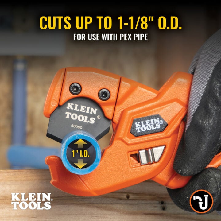 Klein Tools 1-Inch PEX Pipe and Tubing Cutter, large image number 1