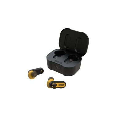 DEWALT Pro-X1 Jobsite True Wireless Earbuds with Charging Case, large image number 1