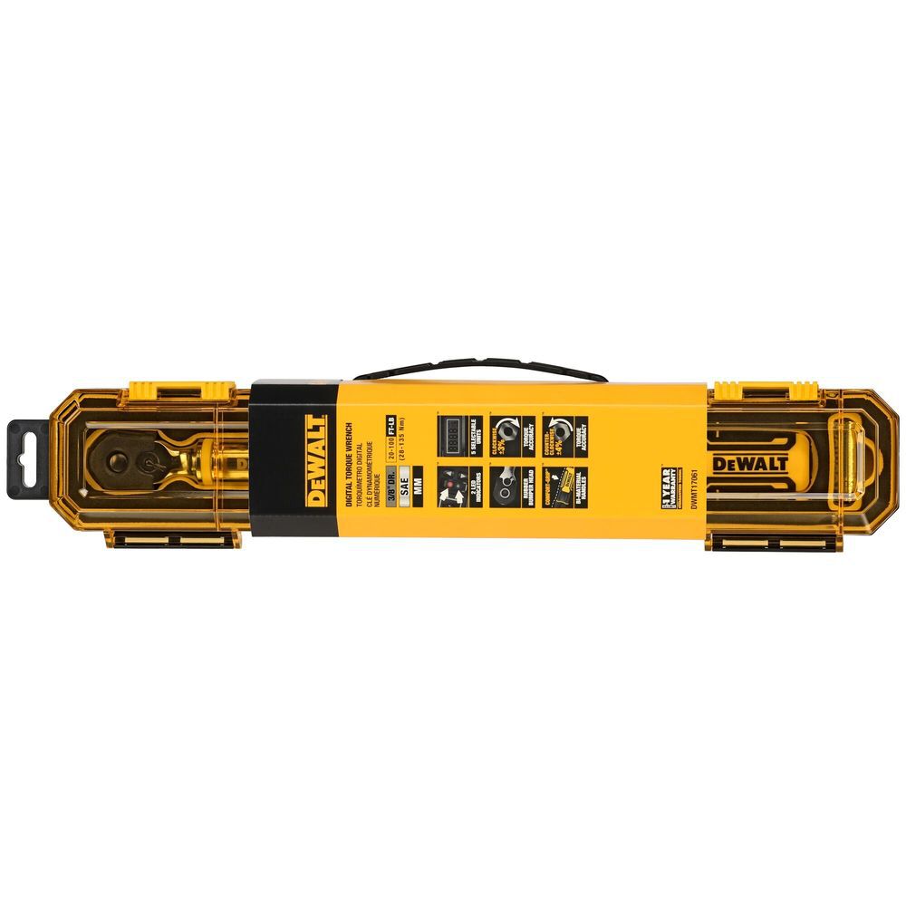 DEWALT 3/8 In Drive Digital Torque Wrench, large image number 6