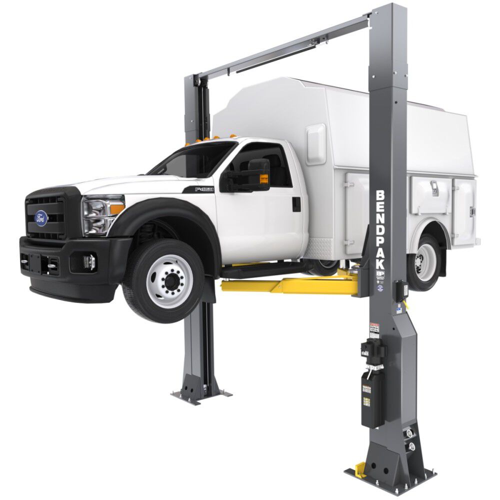 Bendpak 20AP-192 20000 Lbs High-Rise Clearfloor Heavy-Duty Twin Post Lift, large image number 1