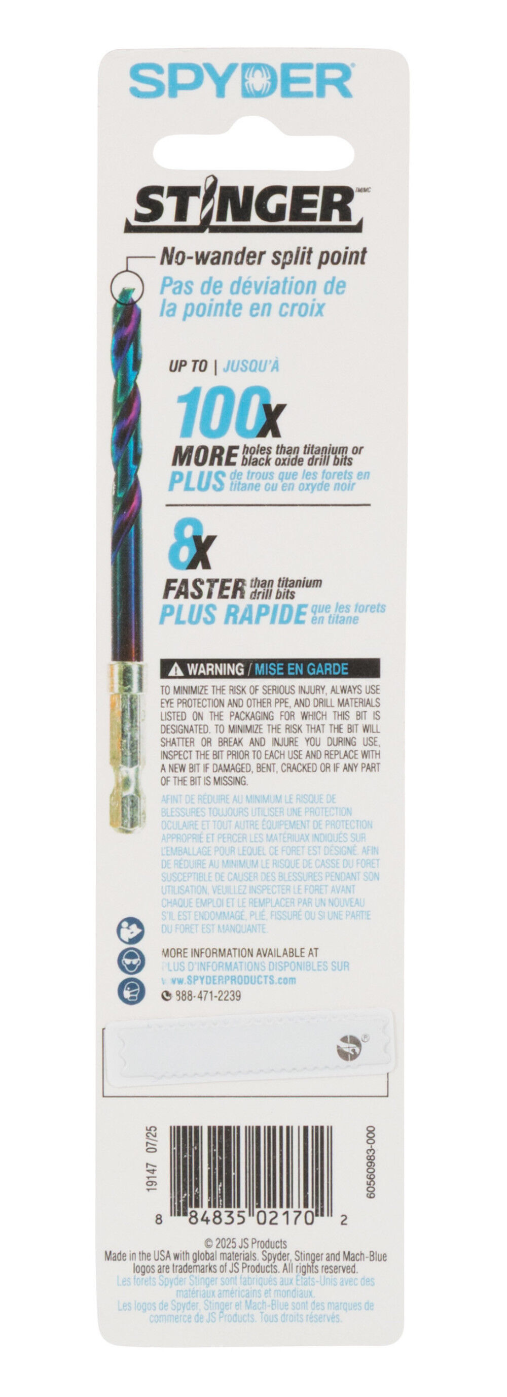 Spyder 27/64 Inch Hex Shank Drill Bit, large image number 8